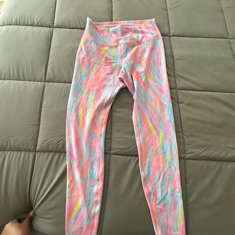 lululemon athletica Colorful Swirl Leggings
